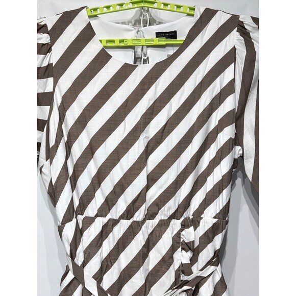 NWT $119.95 Lane Bryant Blouson Sleeve Ruffle Hem Midi Dress Women's Size 24 - Picture 6 of 16